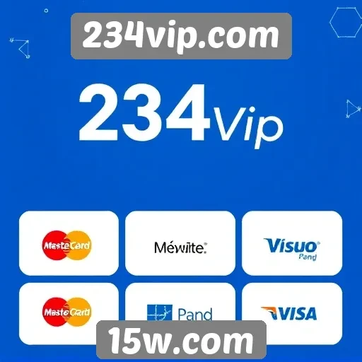 Métodos de pagamento aceitos pelo 234vip.com